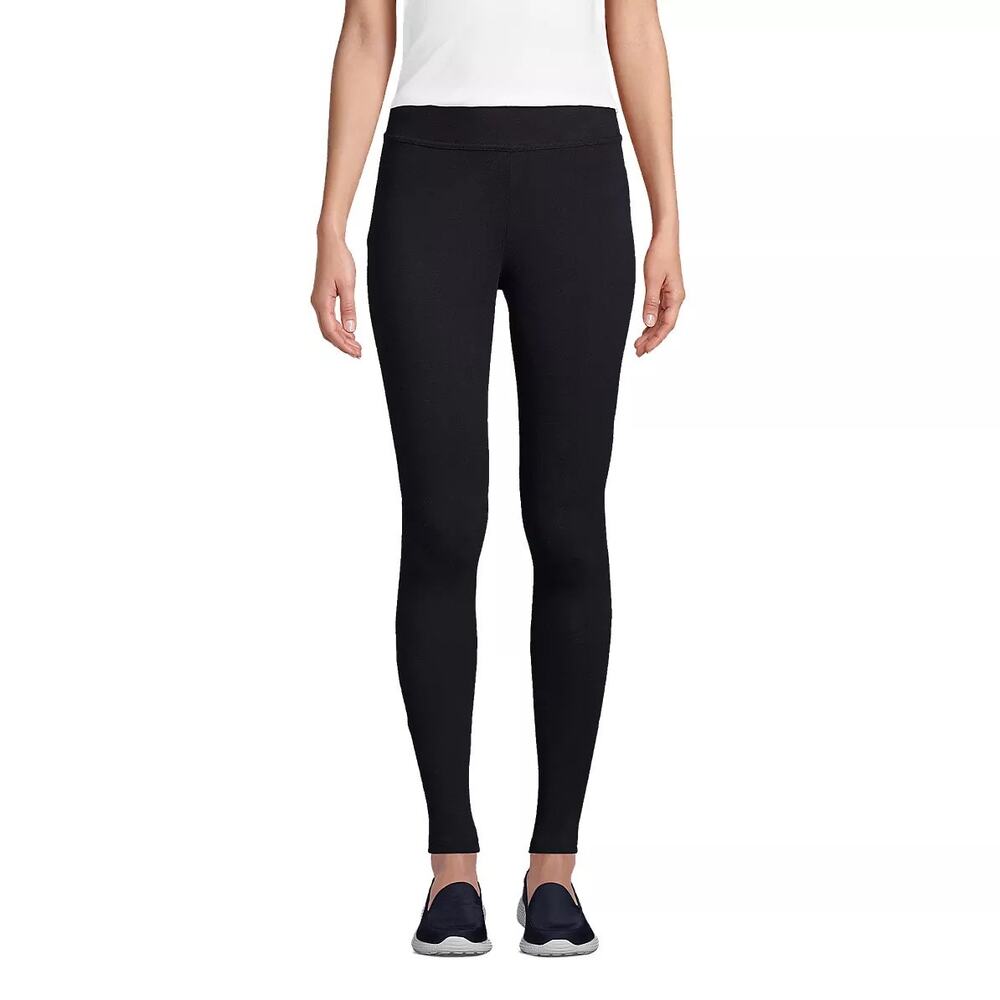 Lands’ End Women's Starfish Mid Rise Knit Leggings XS 2-4